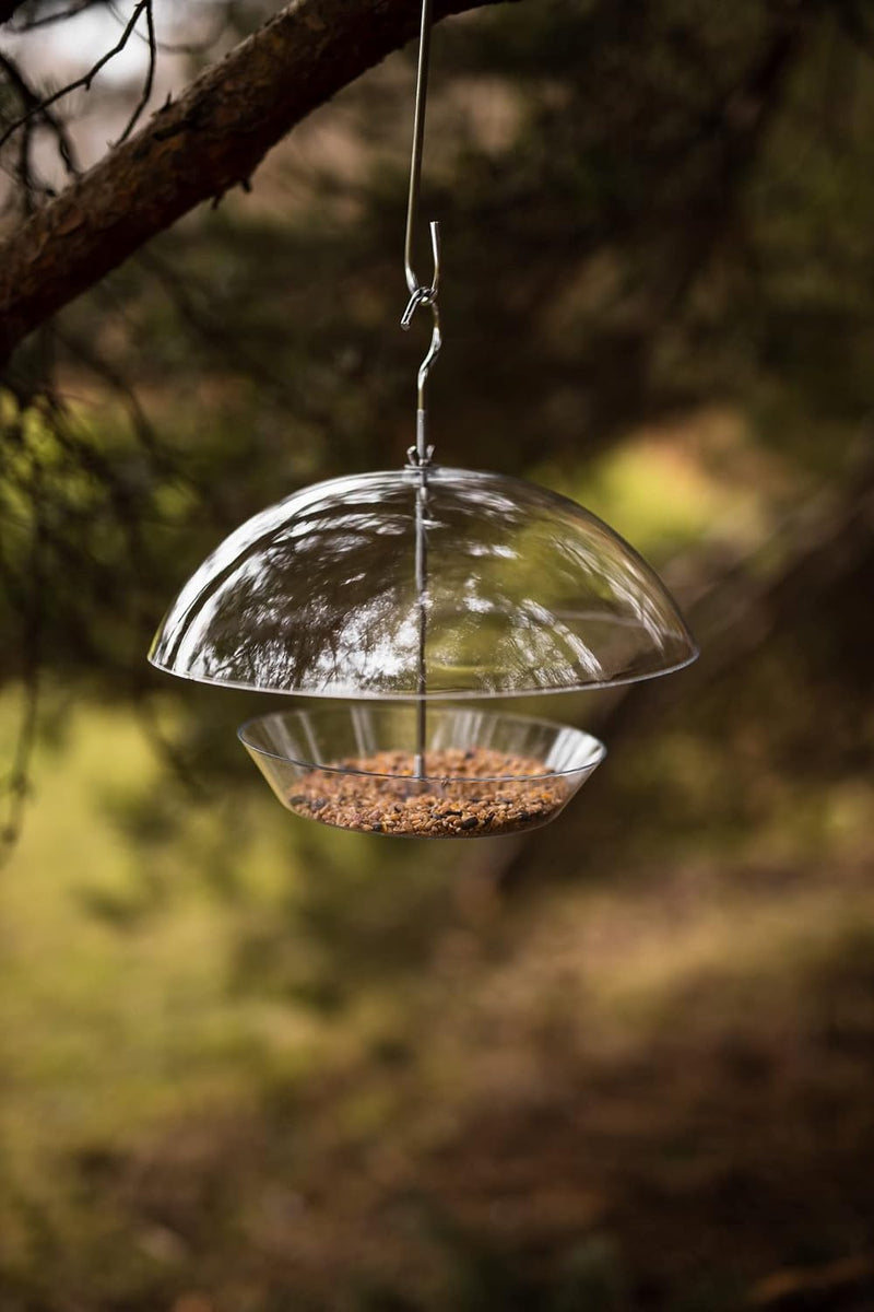 30cm Adjustable Dome Wild Bird Seed Feeder