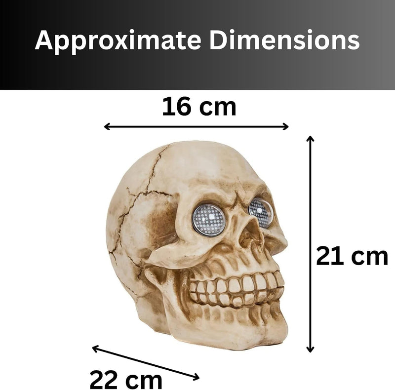 LED Halloween Skull Light with Animated Eyes