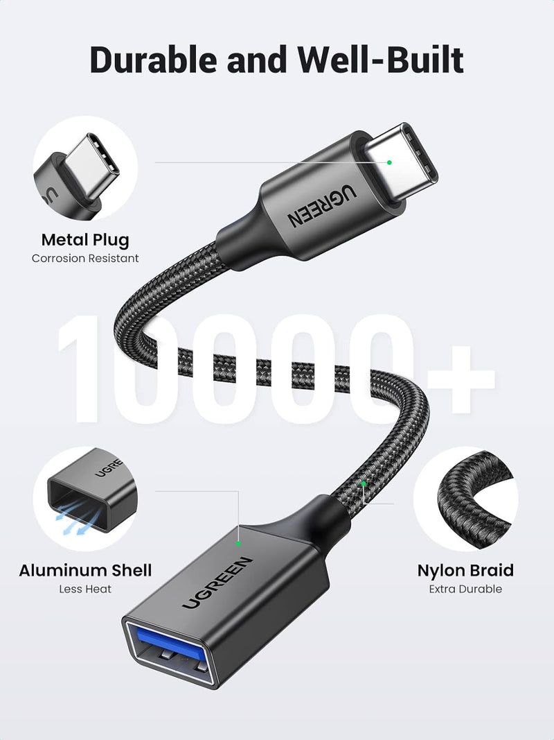 UGREEN USB-C to USB 3.0 OTG Adapter - Data Cable