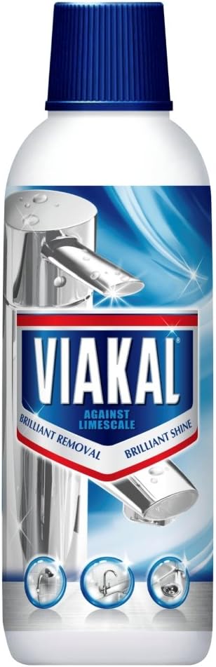 Viakal Limescale Cleaning Liquid, 500ml. New but bottles might be dented