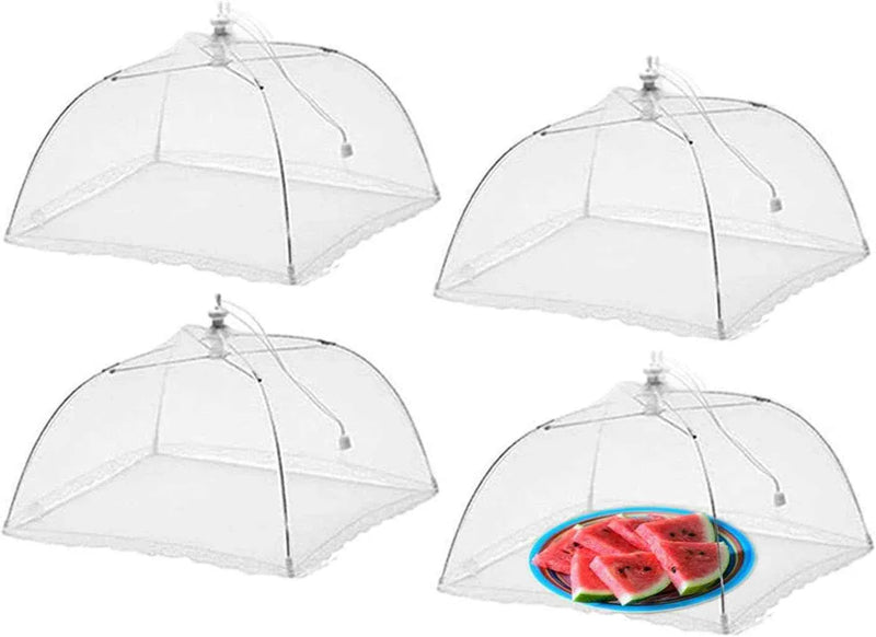 Pop-Up Mesh Food Cover Tent Umbrella Large 17" - 43 x 43 cm Reusable Collapsible