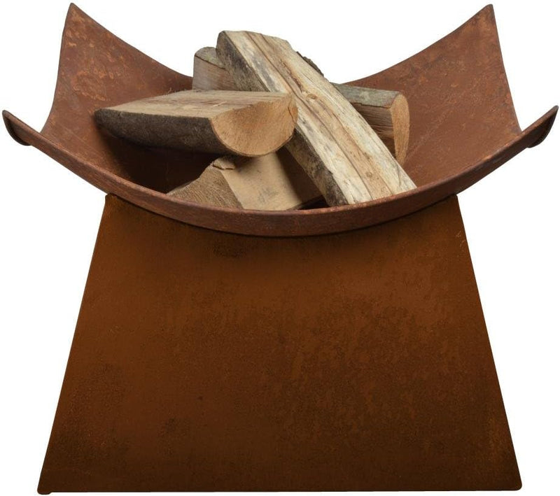 Square Firebowl On Stand