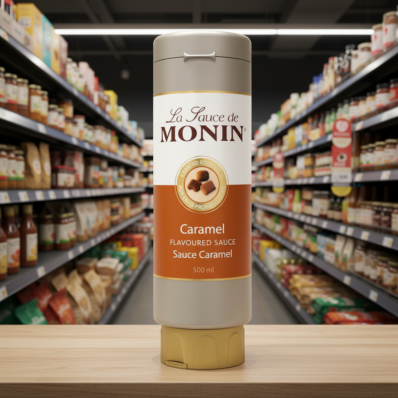 6 x Monin Caramel Sauce 500Ml