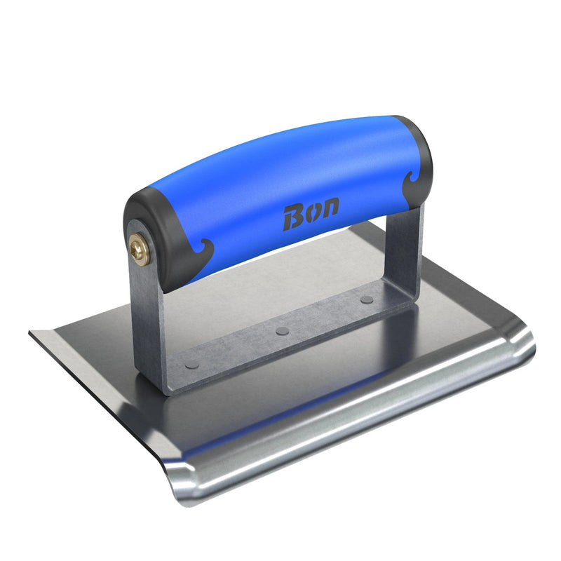 Bon Tool Curved End Concrete Edger - Comfort Wave Handle
