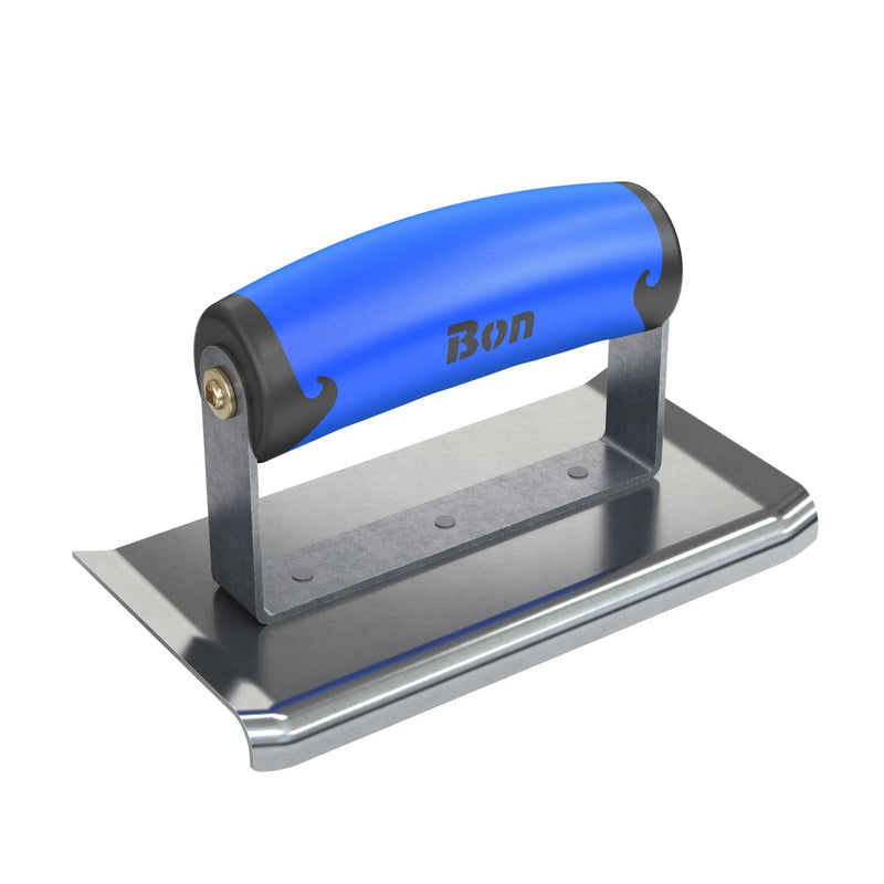 Bon Tool Curved End Concrete Edger - Comfort Wave Handle