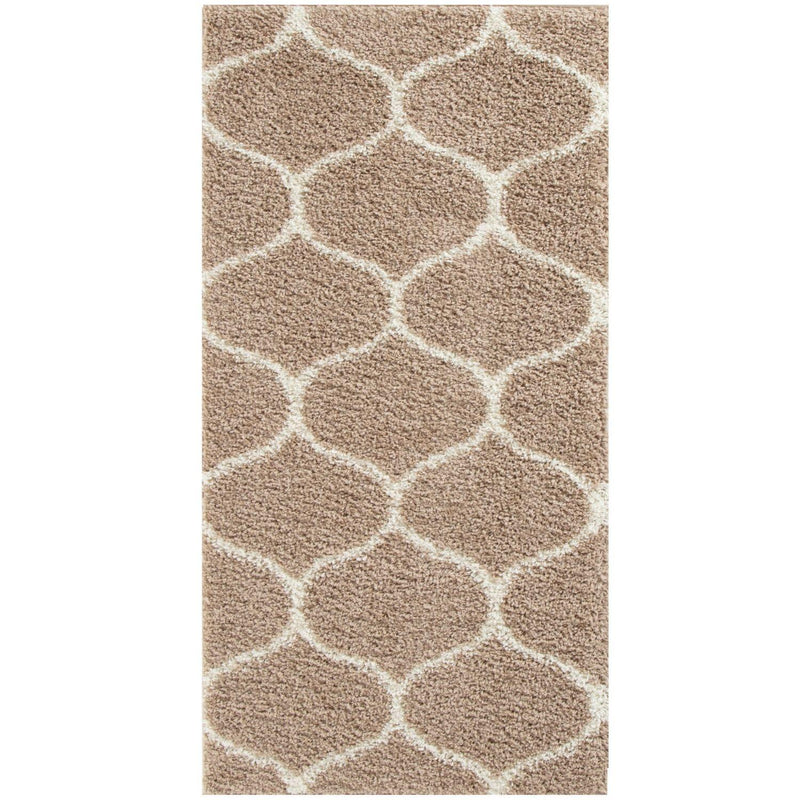 Moroccan Beige Shaggy Rug | 620