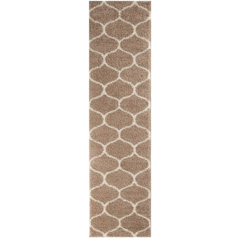 Moroccan Beige Shaggy Rug | 620
