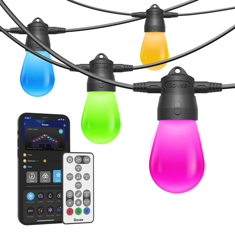 GOVEE RGBIC SMART OUTDOOR LIGHTS 15M