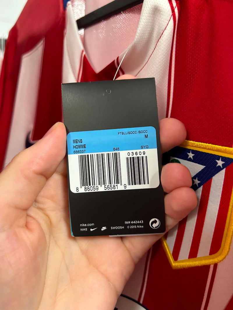 Atletico Madrid 2015-2016 Home Football Shirt (BNWT) M