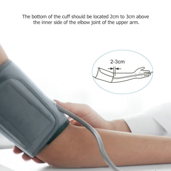 Upper Arm Electronic Blood Pressure Monitor BP-203 | Automatic Digital BP Machine with Large Display