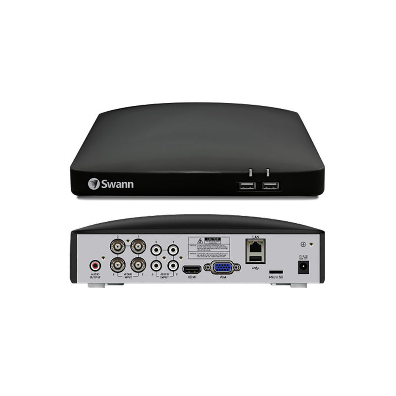 Swann 1080p 64GB 4-Channel Wired DVR CCTV Kit with 2 Bullet Cameras