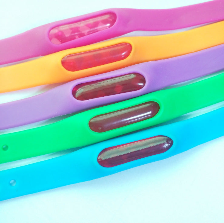 Plant Essential Oil Mosquito Repellent Silicone Bracelet