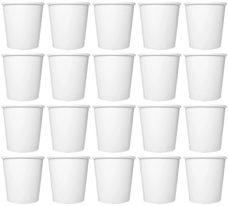 20 x Lid Paper Container Soup 8/12Oz