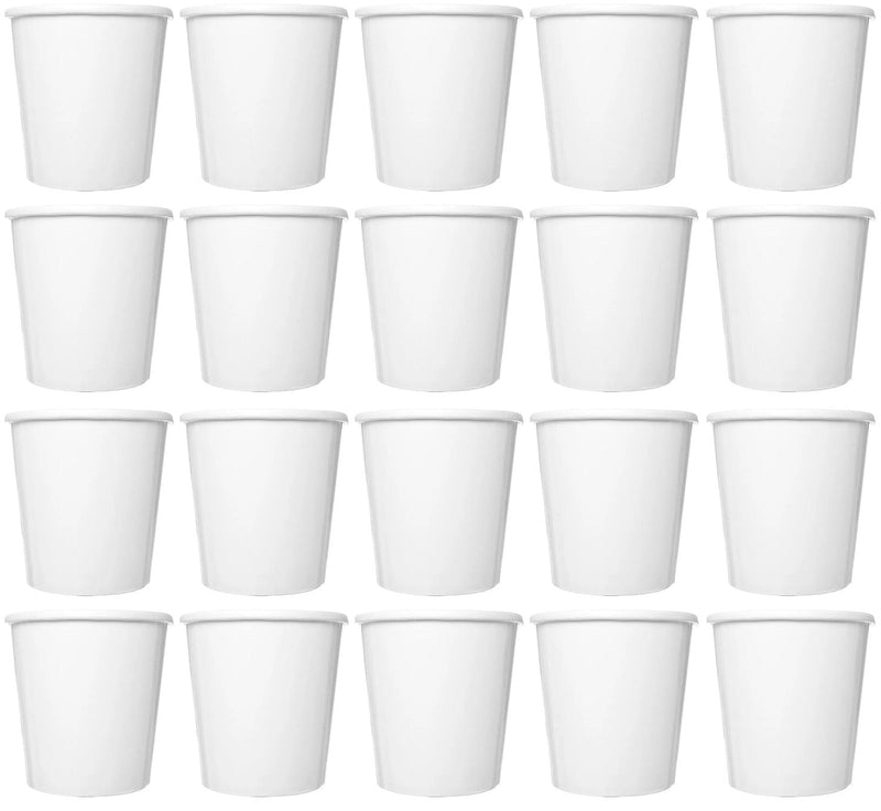 20 x Lid Paper Soup Cont 16Oz