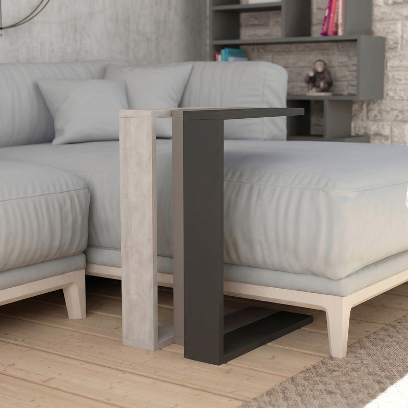 Muju Modern C Shape Table Multipurpose H 57cm