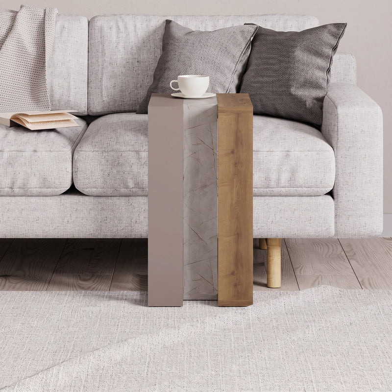 Muju Modern C Shape Table Multipurpose H 57cm