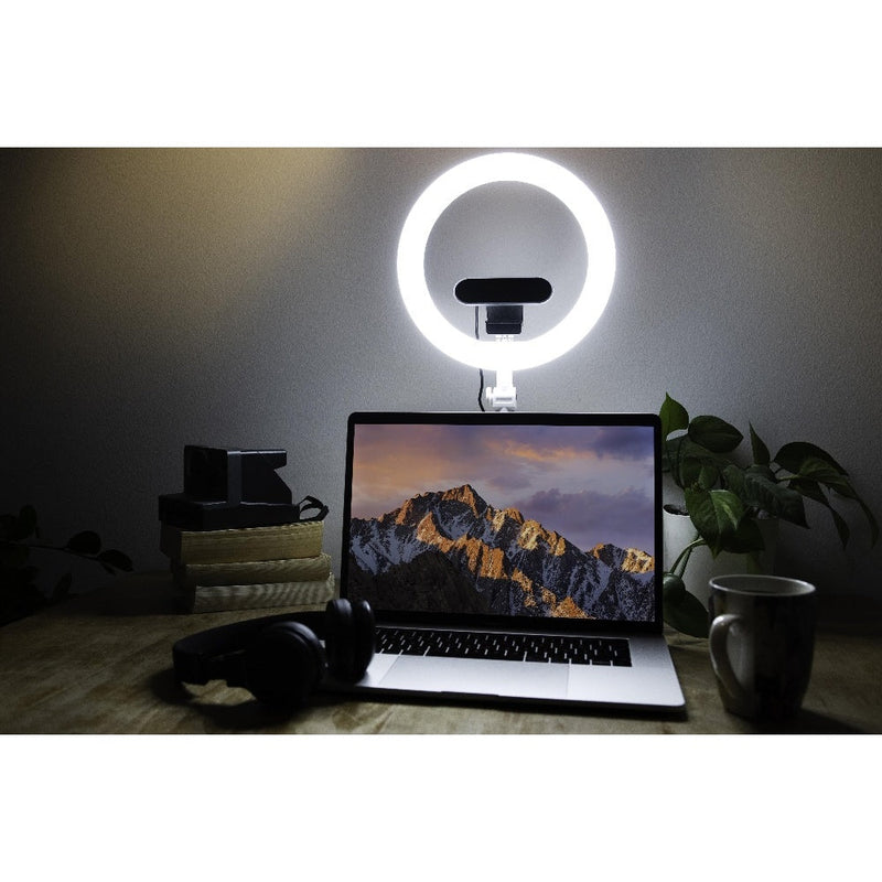 Kodak 10" Desk LED Ring Light for Selfies, Videos & Online Conferencing