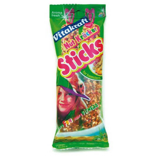 Vitakraft Hamster Nut Sticks 2 Pack - Case of 5