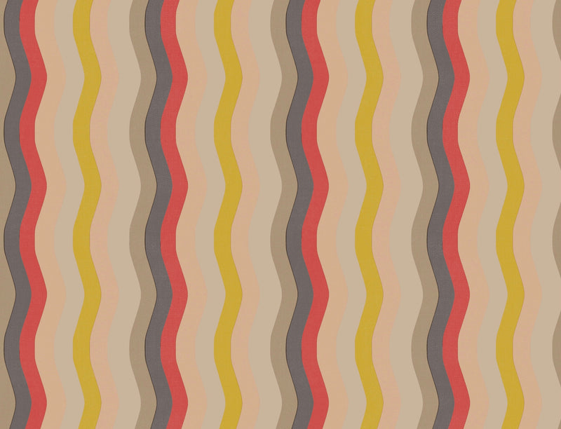 Wavy Stripe Wallpaper