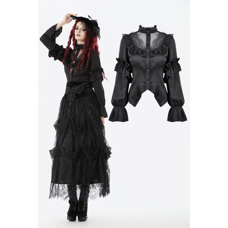 Dark in Love Bellatrix Frill Blouse
