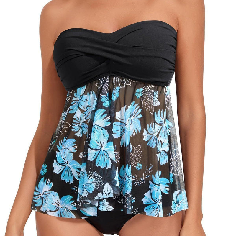 Women's Cover Belly Conservative Skirt Vacation Hot Spring Bathing Suit