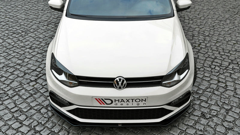 Maxton Design - FRONT SPLITTER V.2 VW POLO MK5 GTI (FACELIFT) (2014-2017)