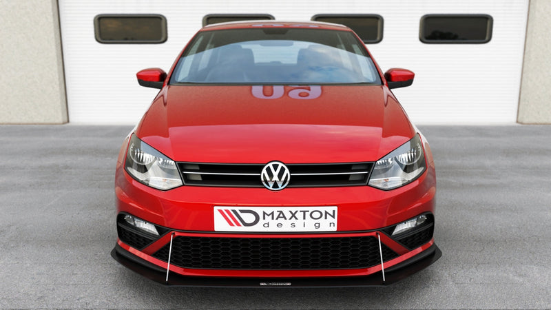 Maxton Design - FRONT RACING SPLITTER VW POLO MK5 GTI FACELIFT (2015-2017)
