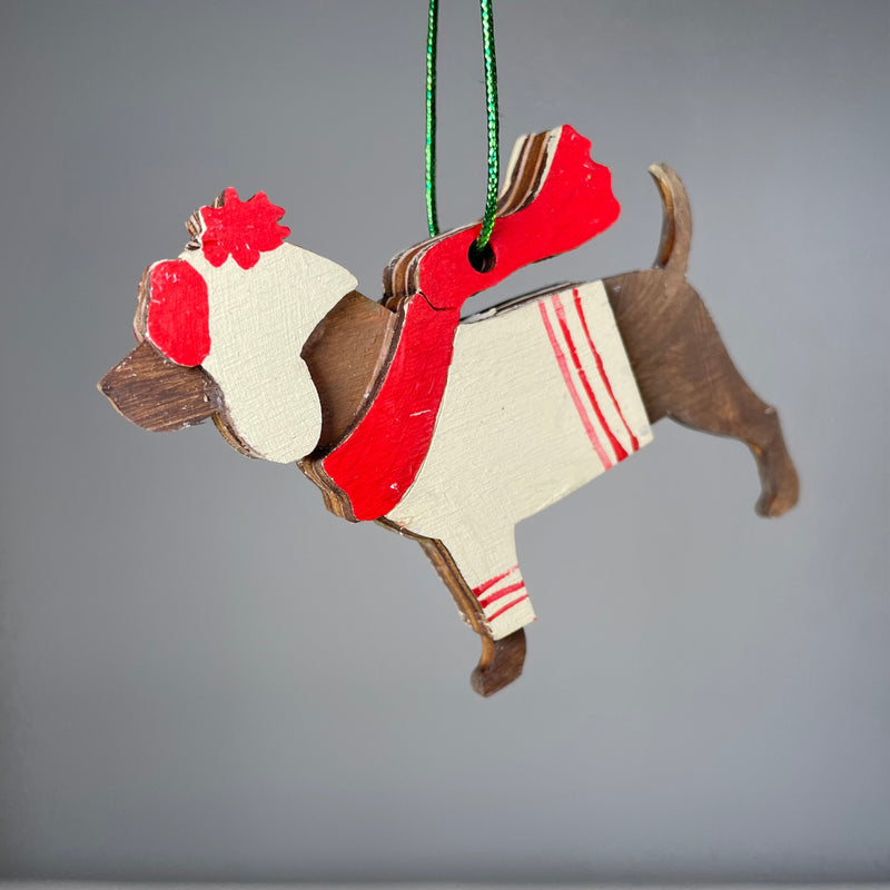 Beagle Dog Bauble - Handmade Ornament