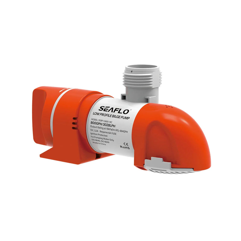 SEAFLO 24V 1100GPH 14C Low Profile Non-Automatic Bilge Pump