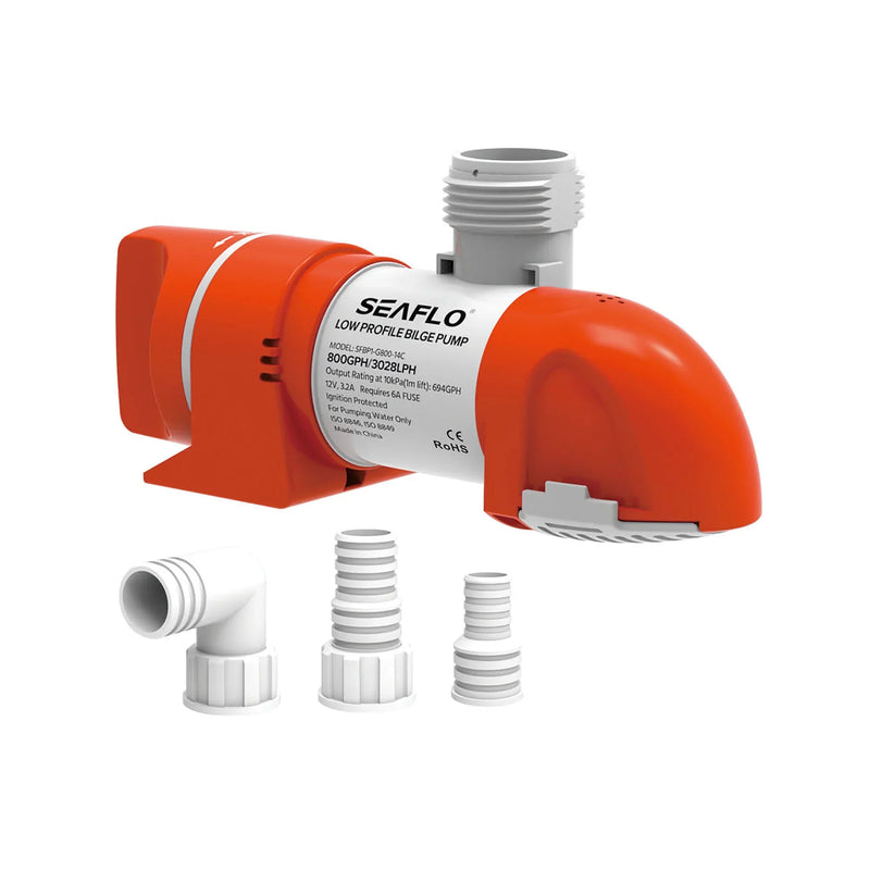 SEAFLO 24V 1100GPH 14C Low Profile Non-Automatic Bilge Pump