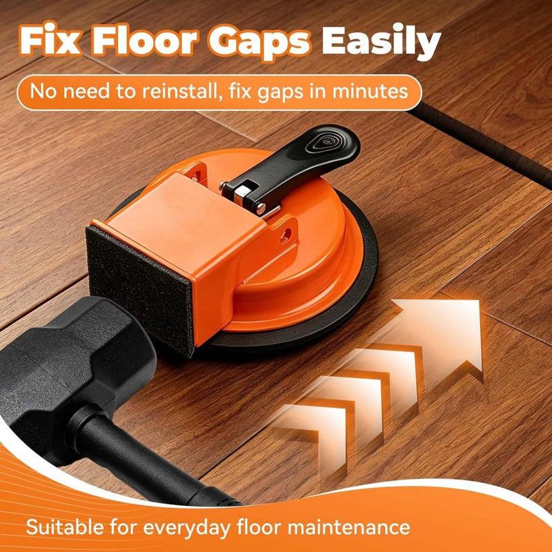 Upgraded Floor Gap Fixer Tool, Heavy Duty Suction Cup Plank Grabber with 3 Pads