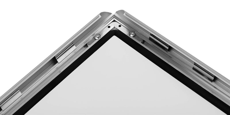 Durable Outdoor Snap Frame Weatherproof Poster Holder Notice Board | A3 Silver
