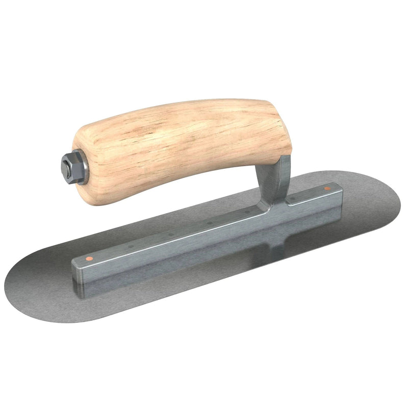 Bon Tool Carbon Steel Pool Trowel - Camel Back Wood Handle