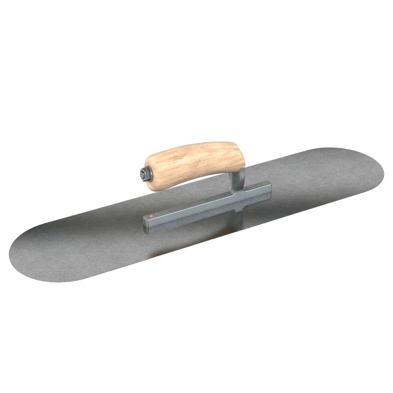Bon Tool Carbon Steel Pool Trowel - Camel Back Wood Handle