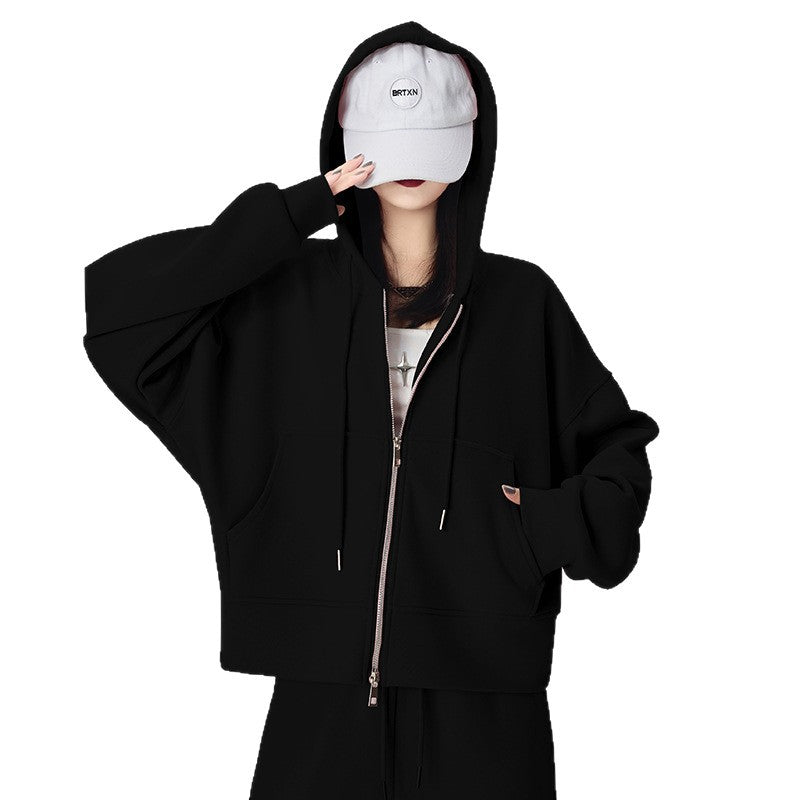 Korean-style Loose-fitting, Figure-flattering Casual Jacketversatile Top