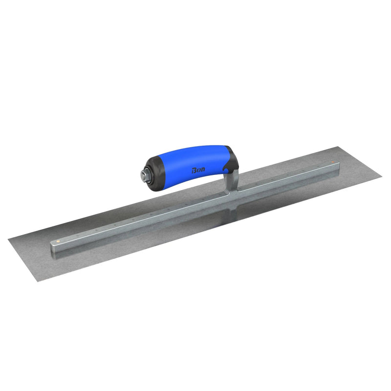 Bon Tool Carbon Steel Square End Finish Trowel - Comfort Wave Handle