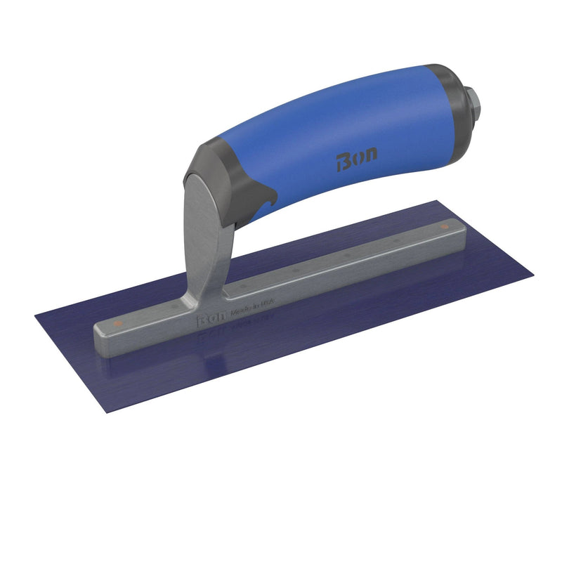Bon Tool Blue Steel Midget Trowel - Camel Back Wood Handle