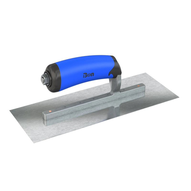 Bon Razor Stainless Steel Finishing Trowel - Square End - Comfort Wave Handle