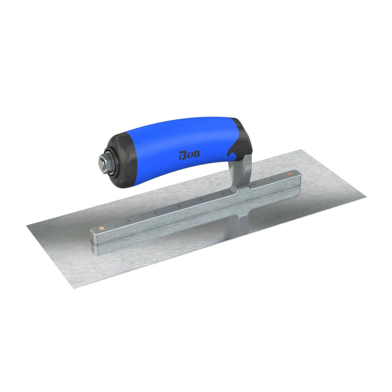 Bon Razor Stainless Steel Finishing Trowel - Square End - Comfort Wave Handle