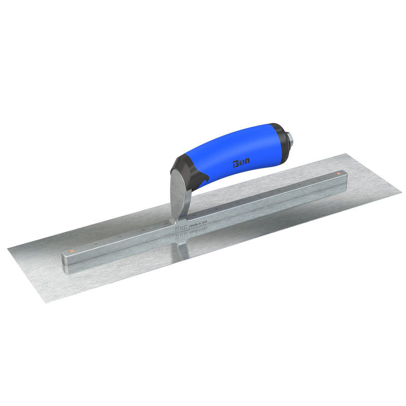 Bon Razor Stainless Steel Finishing Trowel - Square End - Comfort Wave Handle
