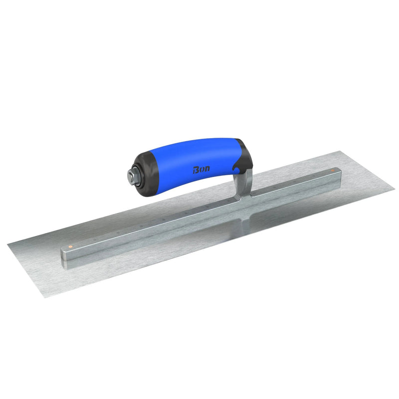 Bon Razor Stainless Steel Finishing Trowel - Square End - Comfort Wave Handle