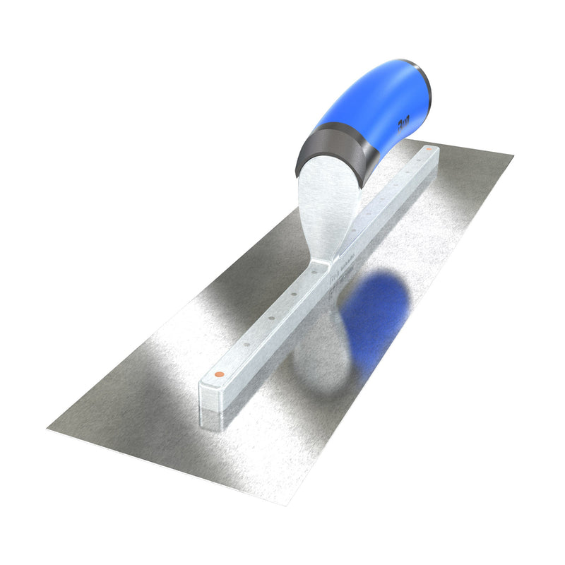 Bon Razor Stainless Steel Finishing Trowel - Square End - Comfort Wave Handle