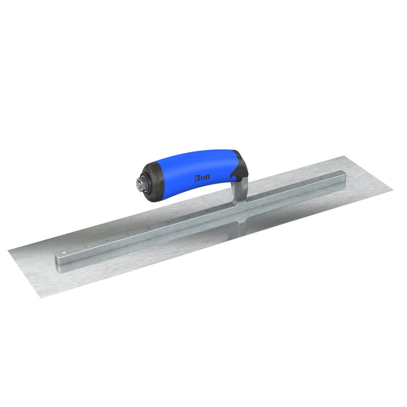 Bon Razor Stainless Steel Finishing Trowel - Square End - Comfort Wave Handle