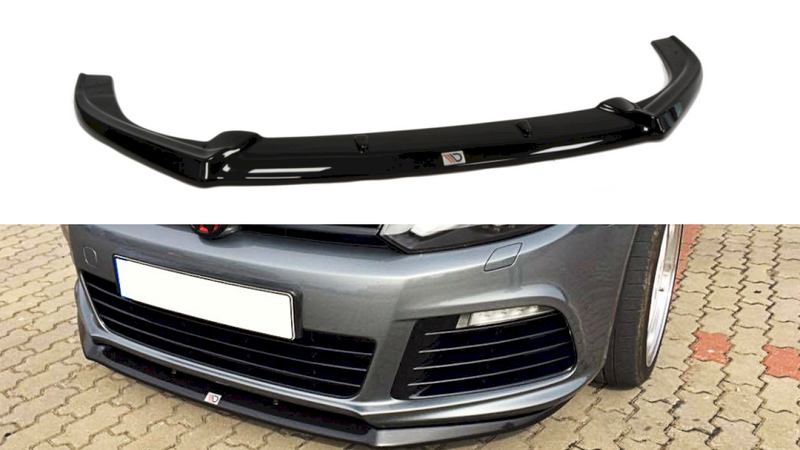 Maxton Design - FRONT SPLITTER VW GOLF VI R CUPRA LOOK