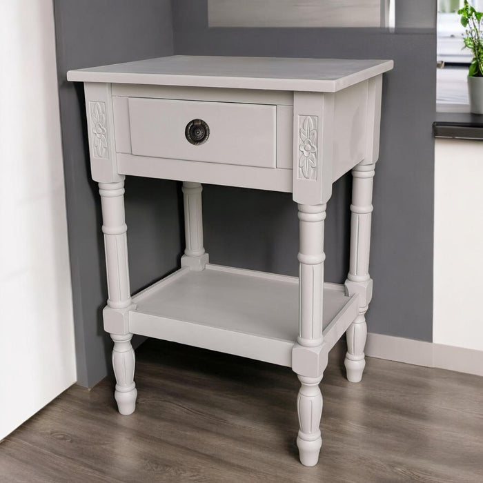 65CM 1 DRAWER SIDE TABLE