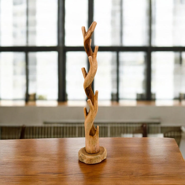 190CM SINGLE TREE TRUNK COAT RACK