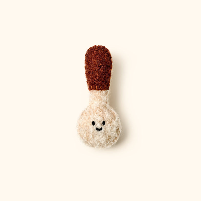 Daily White | Spoon And Fork Woollen Brooch