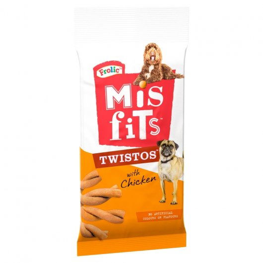 Misfits Twistos Dog Treats with 105g - Case of 18