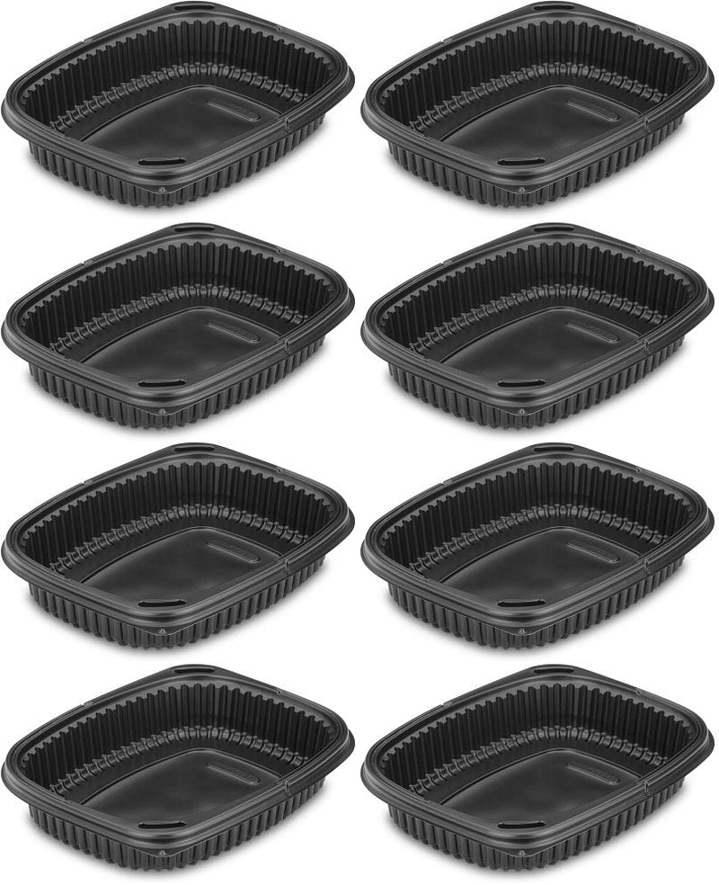 40 x Microwave Container 24Oz 1 Compartment Cook