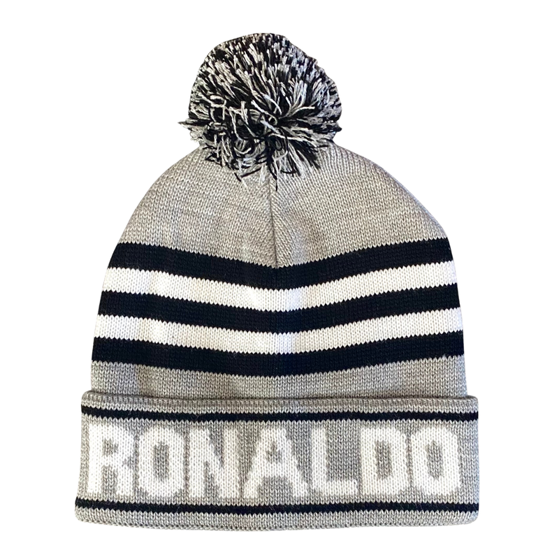 Ronaldo Grey Bobble Hat